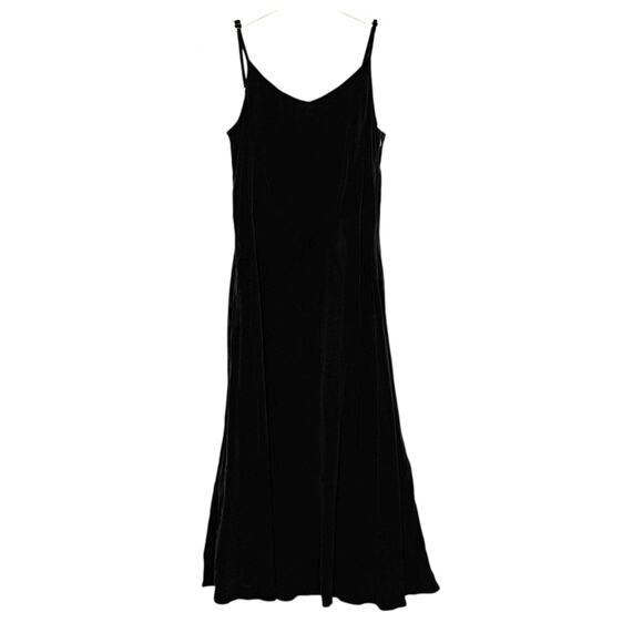 Uniqlo S NEW Women Cami Dress Black A Line Adjustable Spaghetti Strap - Picture 1 of 11